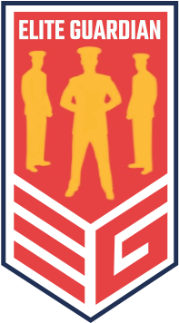 The Elite Guardian Alternate Logo in Red